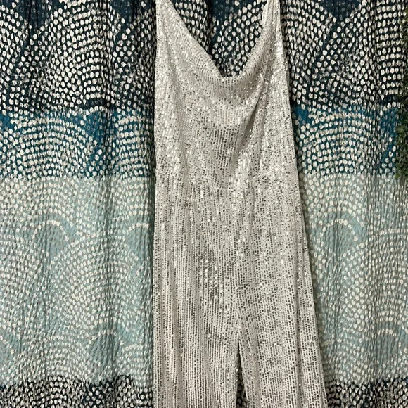 Sequin jump suit